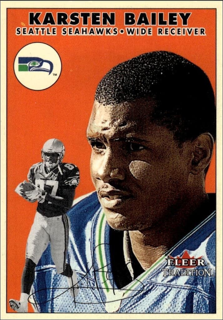 2000 Fleer Tradition Glossy Karsten Bailey #213 trading card