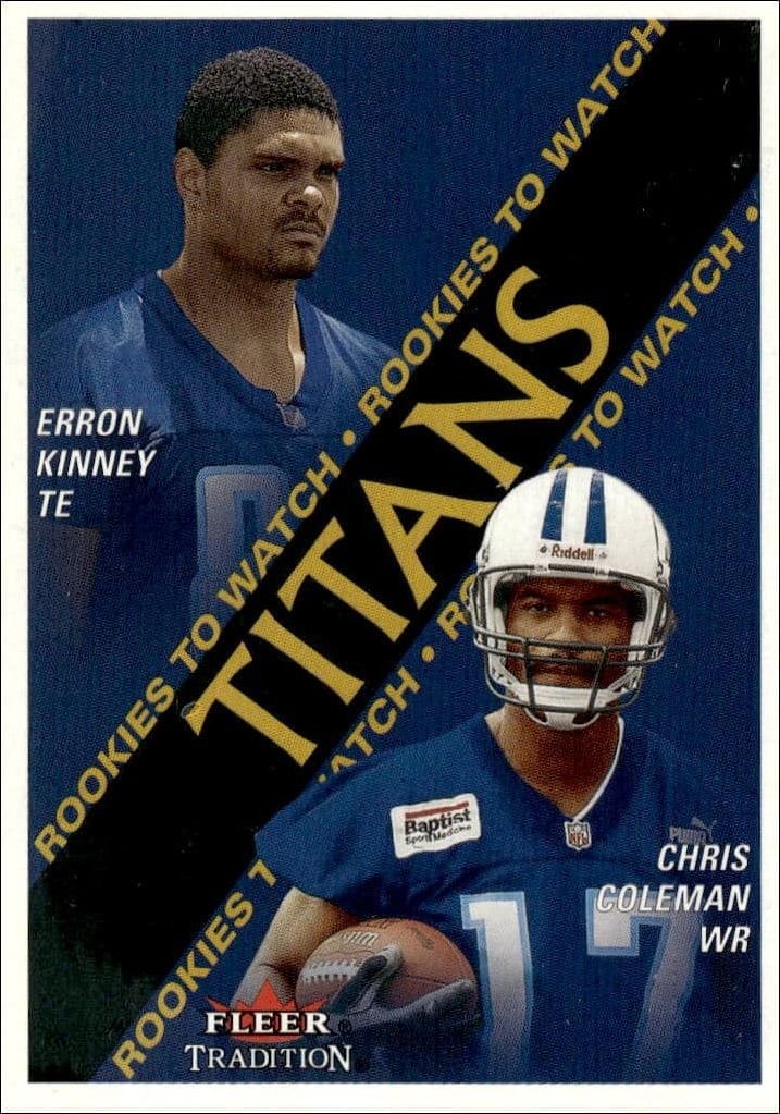 2000 Fleer Tradition Glossy Erron Kinney #364 trading card