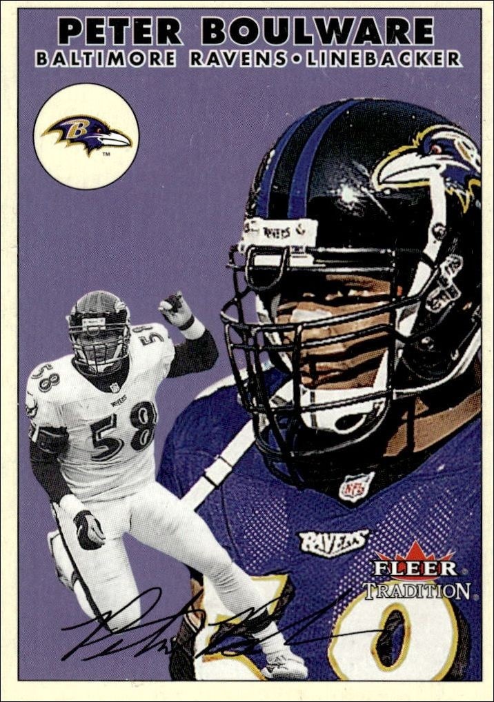 2000 Fleer Tradition Glossy Peter Boulware #35 trading card