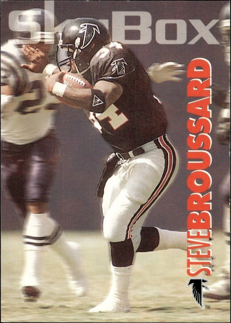 1993 Skybox Impact Steve Broussard #1 trading card