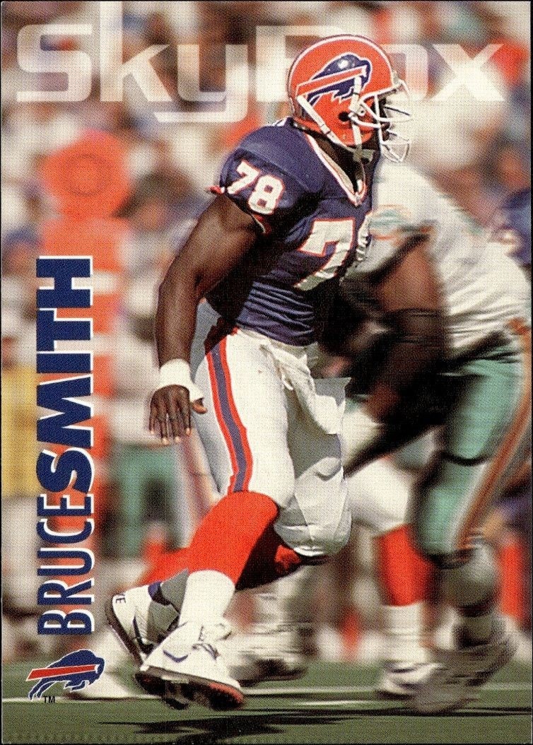 1993 Skybox Impact Bruce Smith #24 trading card
