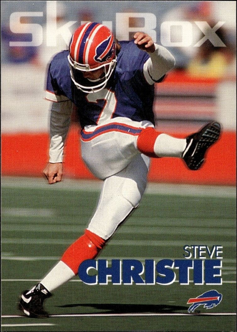 1993 Skybox Impact Steve Christie #26 trading card