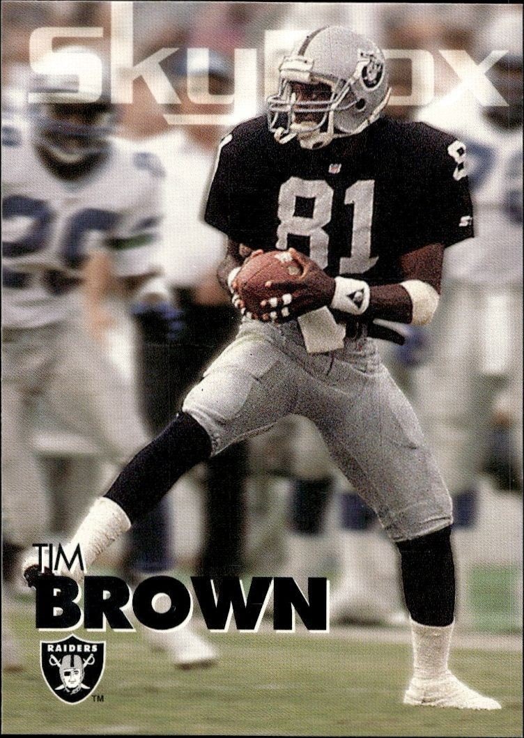 1993 Skybox Impact Tim Brown #152 trading card