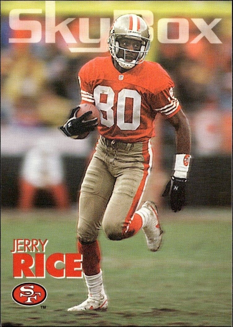 1993 Skybox Impact Jerry Rice #293 trading card