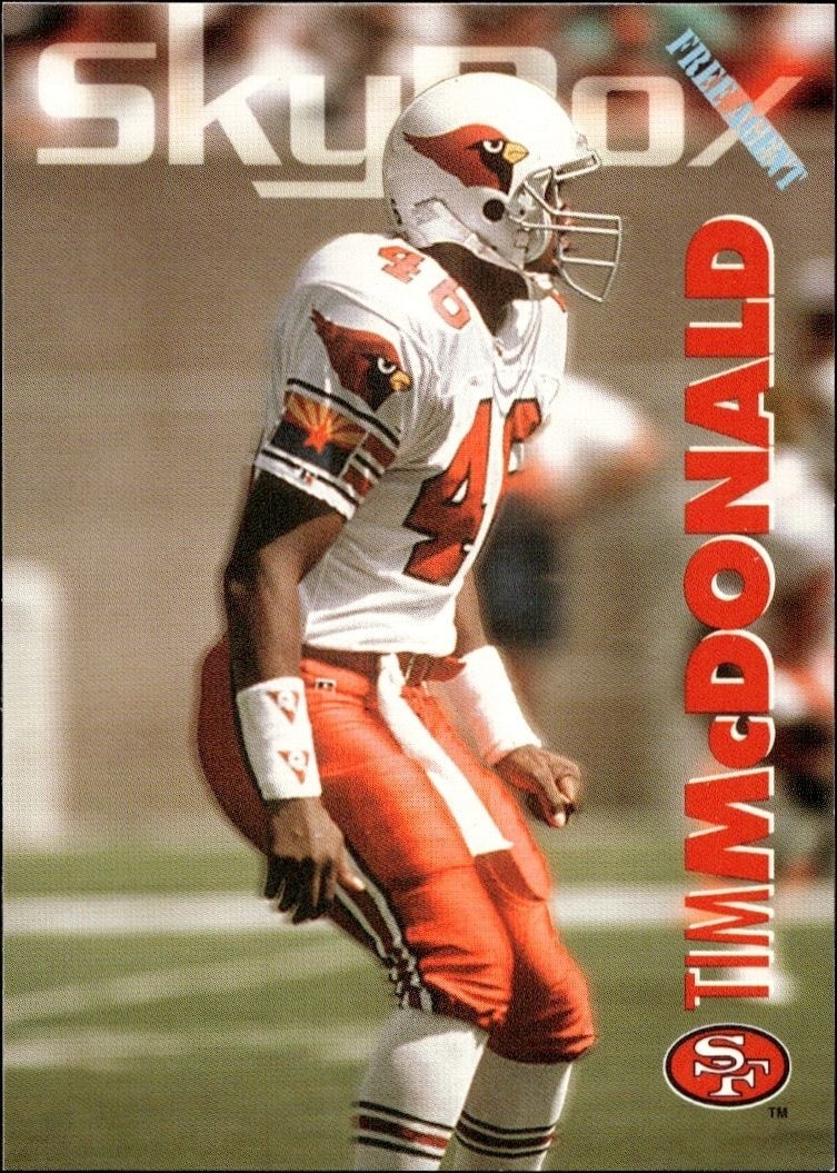 1993 Skybox Impact Tim McDonald #294 trading card
