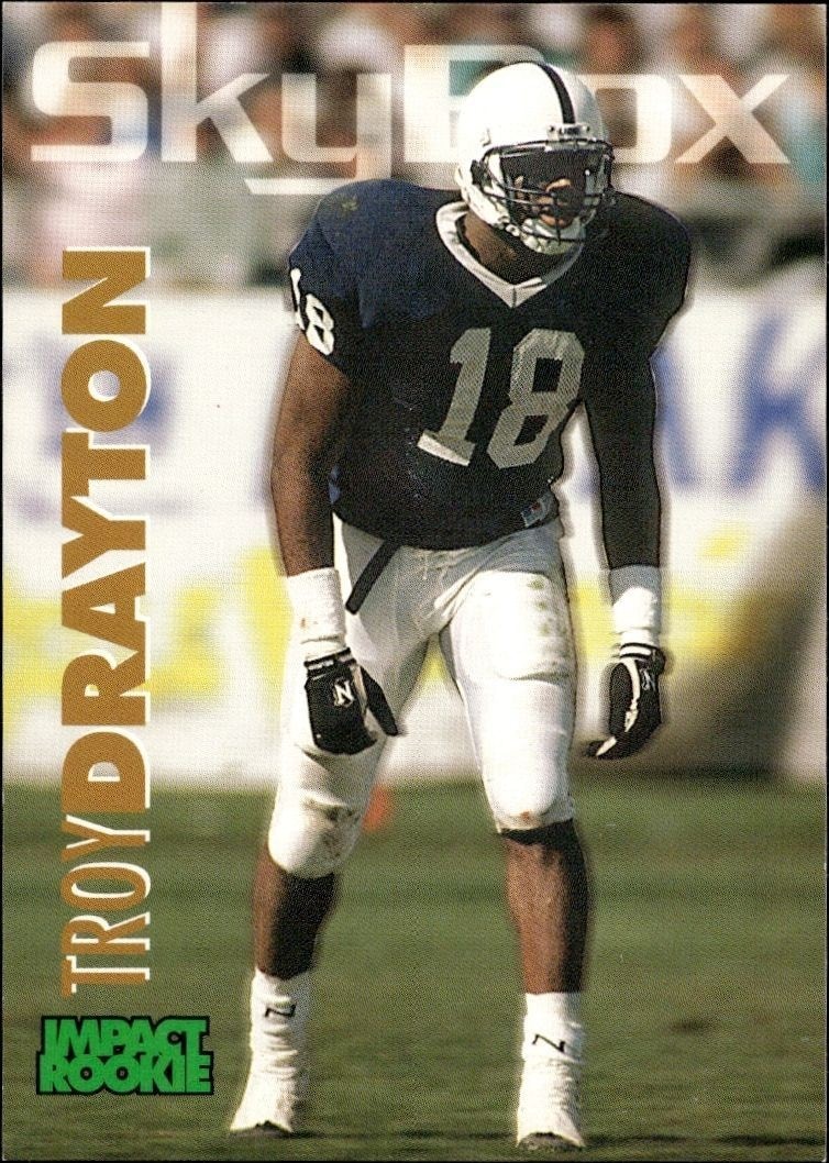 1993 Skybox Impact Troy Drayton #397 trading card