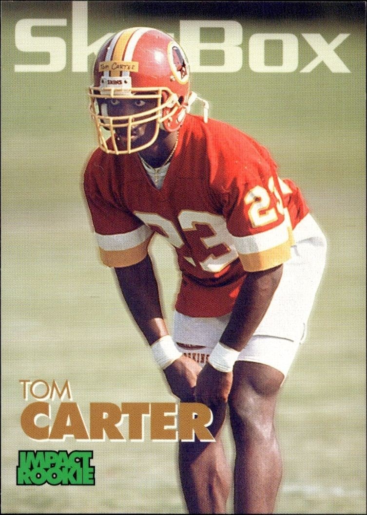 1993 Skybox Impact Tom Carter #376 trading card