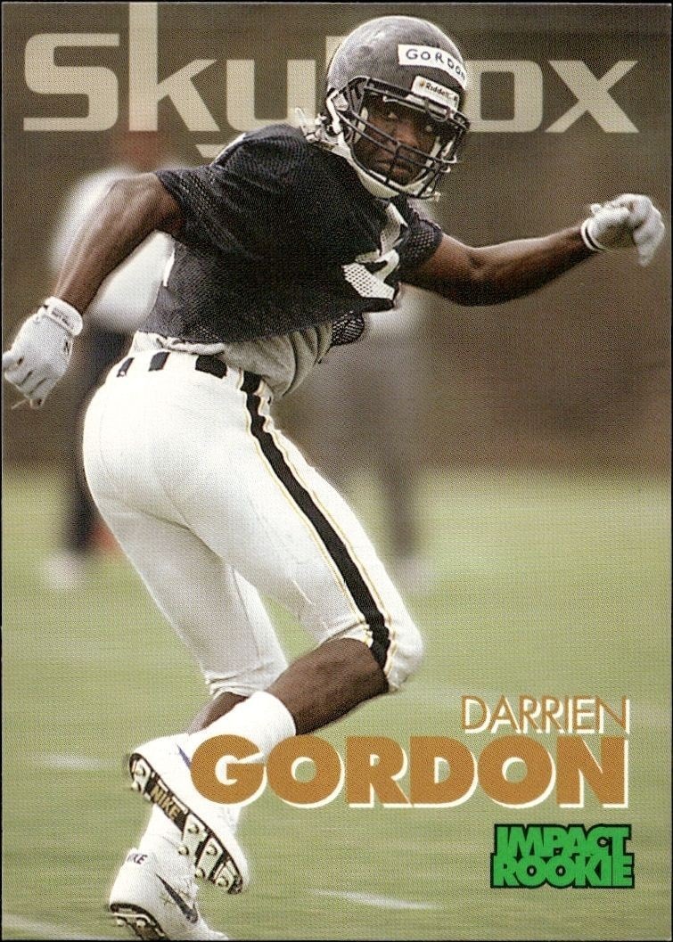 1993 Skybox Impact Darrien Gordon #381 trading card