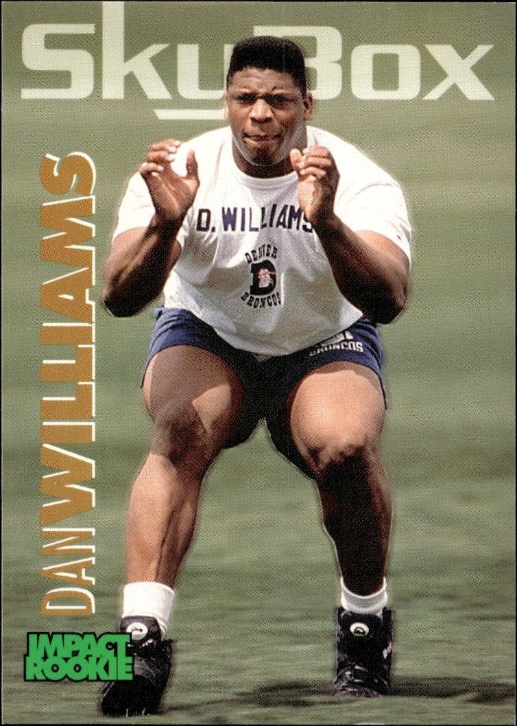 1993 Skybox Impact Dan Williams #371 trading card