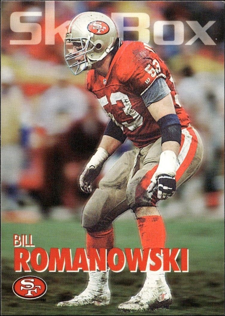 1993 Skybox Impact Bill Romanowski #304 trading card