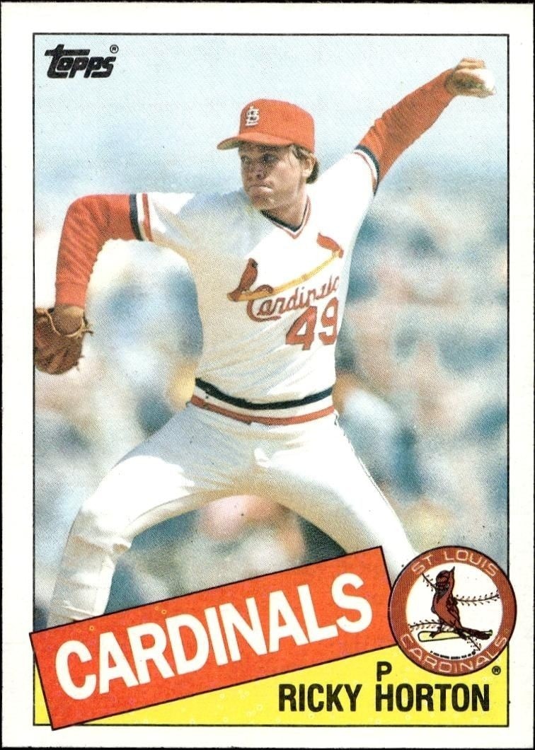 1984 Topps Ricky Horton #321 trading card
