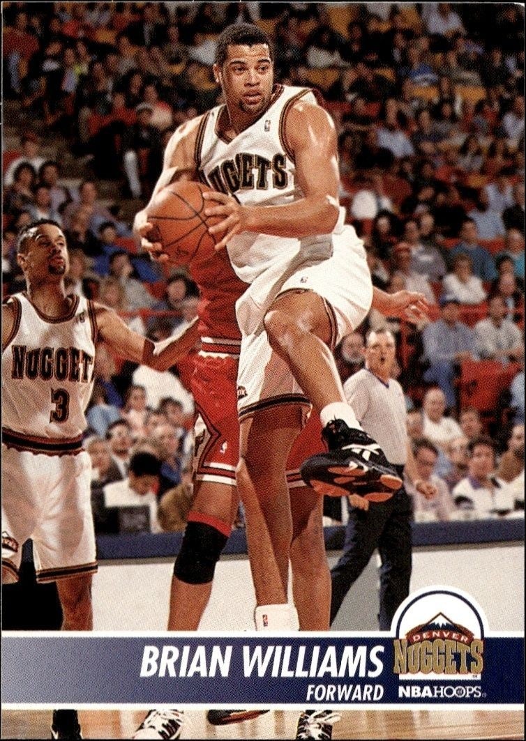 1994-95 Skybox NBA Hoops Brian Williams #54 trading card
