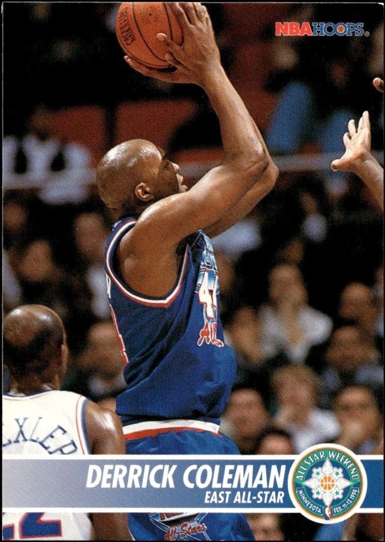 1994-95 Skybox NBA Hoops Derrick Coleman #227 trading card