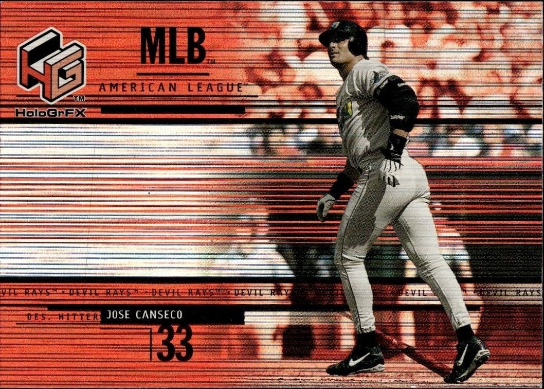 2000 Upper-Deck Hologrfx Jose Canseco #25 trading card