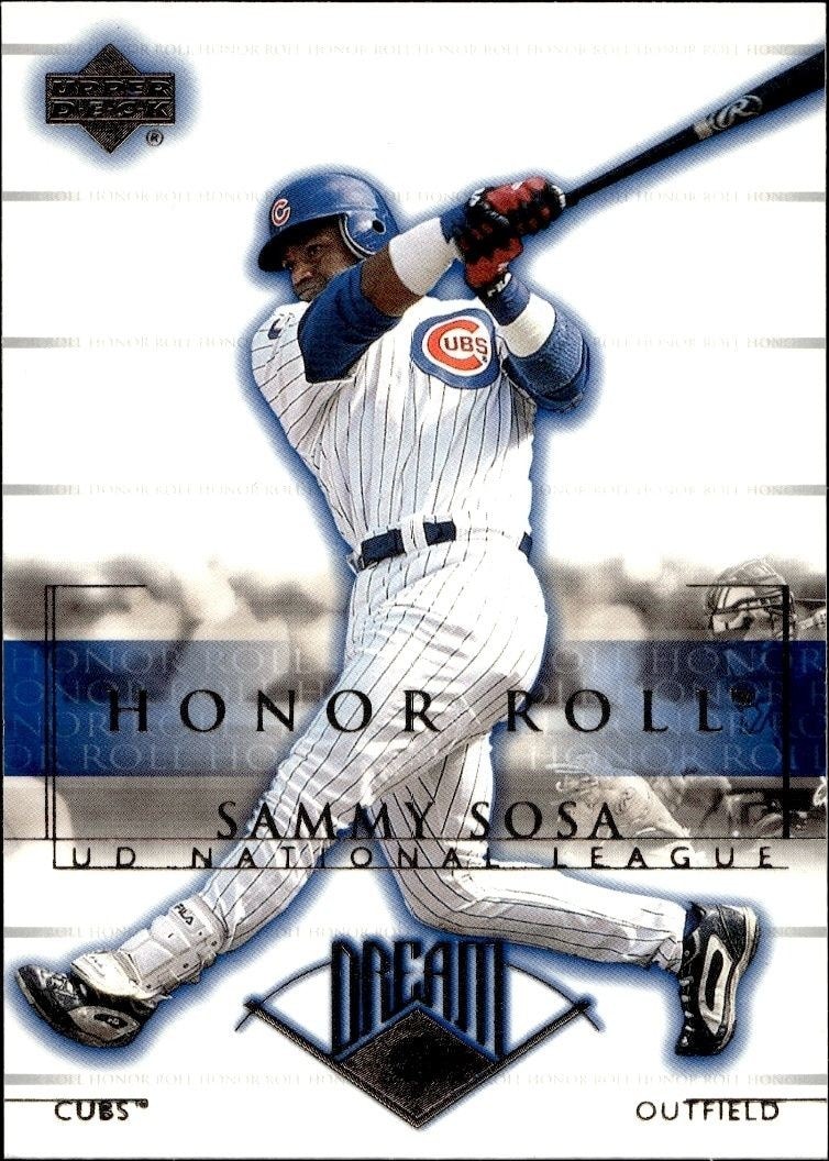 2002 Upper-Deck Honor Roll Sammy Sosa #9 trading card