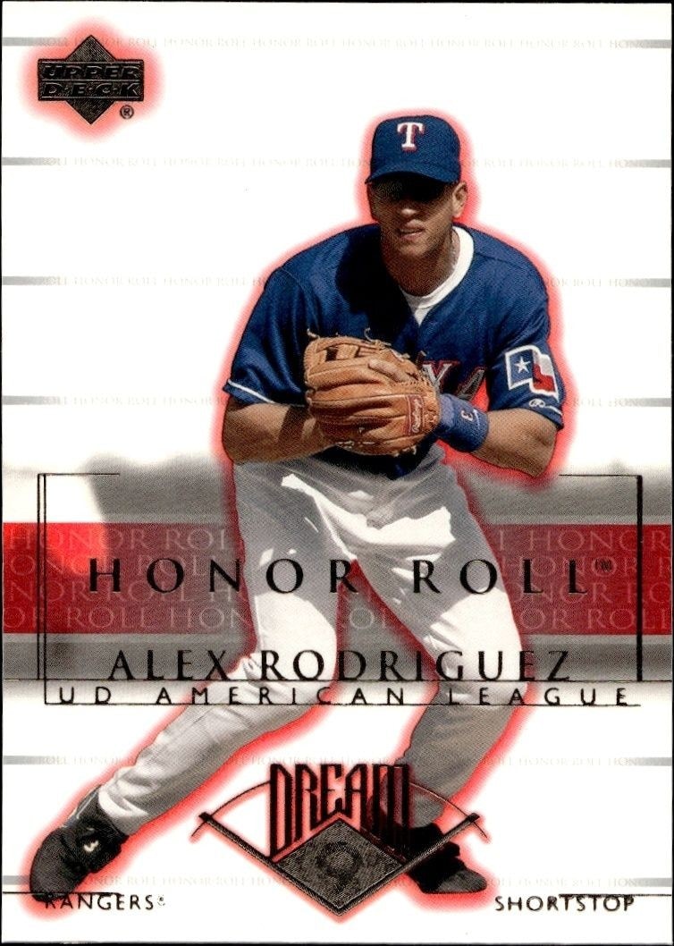 2002 Upper-Deck Honor Roll Alex Rodriguez #15 trading card
