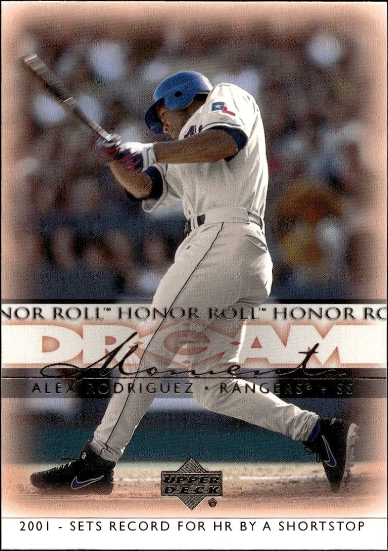2002 Upper-Deck Honor Roll Alex Rodriguez #87 trading card