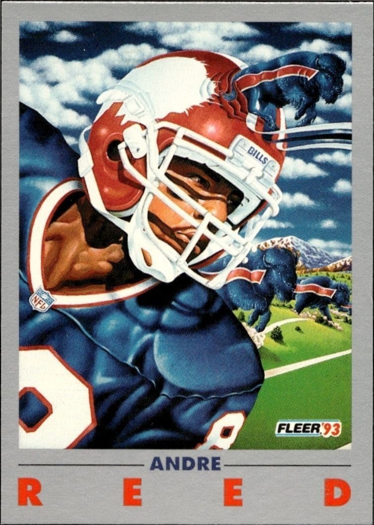 1993 Fleer Andre Reed #264 trading card