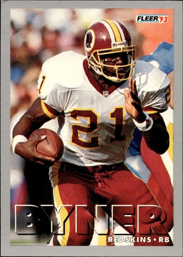 1993 Fleer Earnest Byner #363 trading card