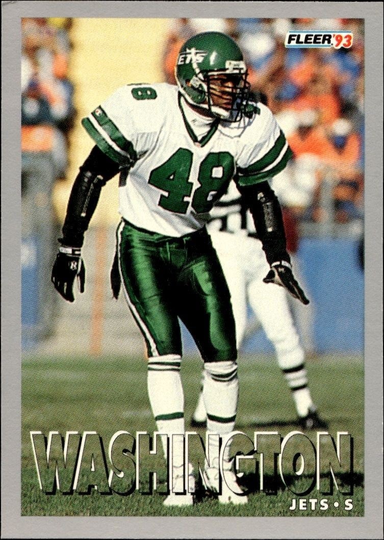 1993 Fleer Brian Washington #362 trading card