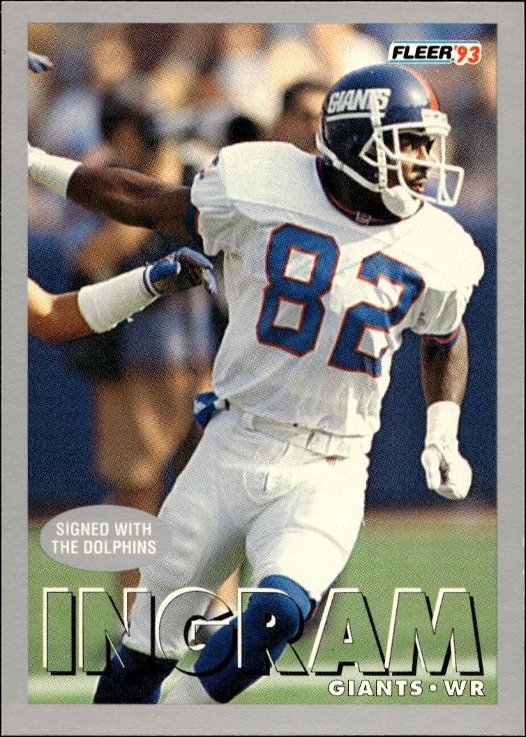 1993 Fleer Mark Ingram #388 trading card