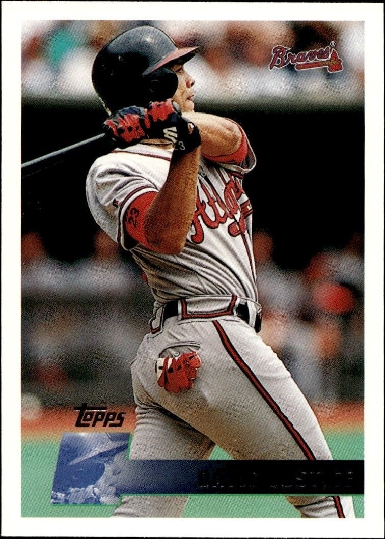 1996 Topps David Justice #60 trading card