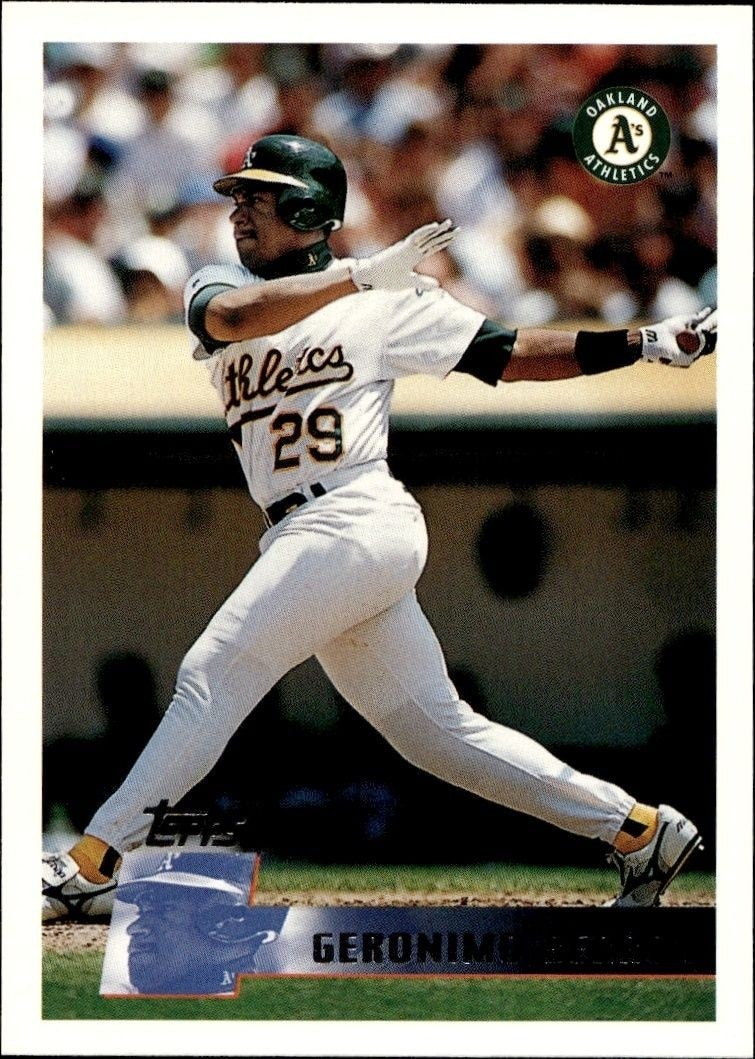 1996 Topps Geronimo Berroa #154 trading card