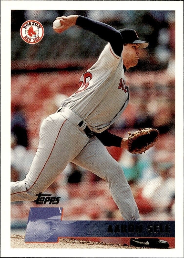 1996 Topps Aaron Sele #332 trading card