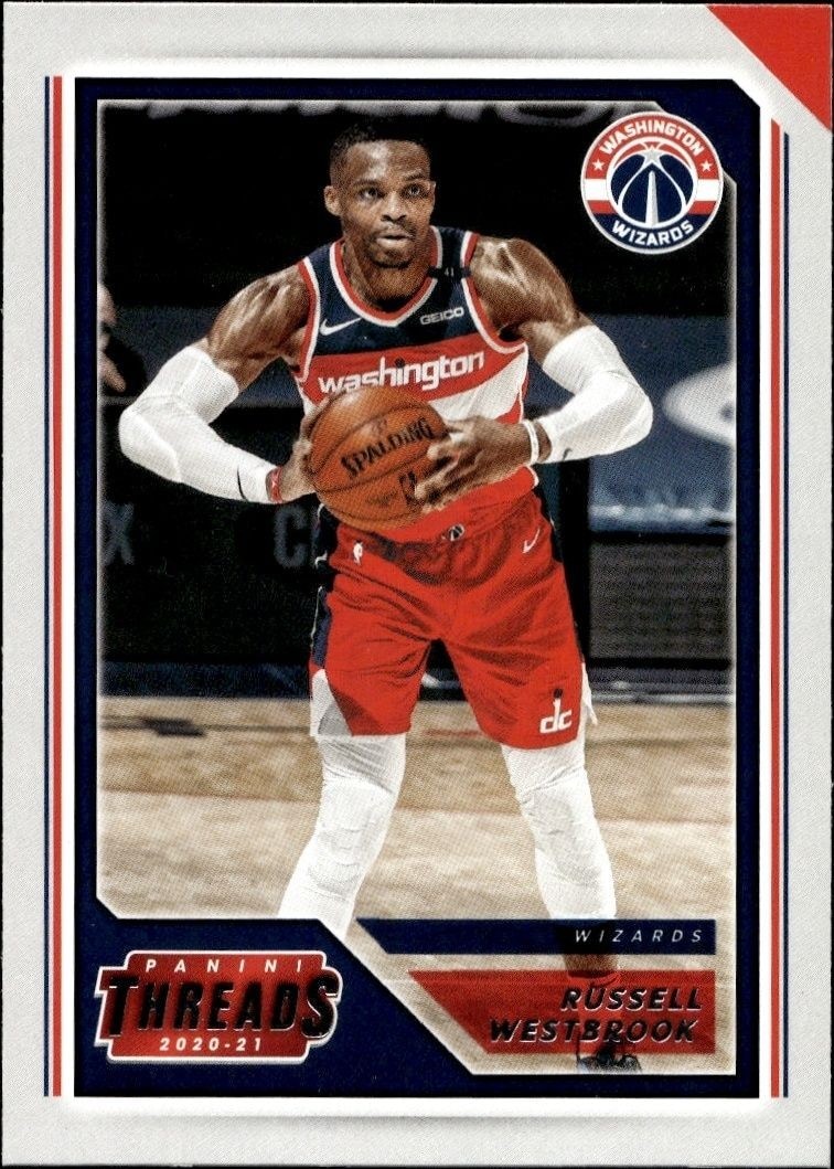 2020-21 Panini Chronicles Threads Russell Westbrook #94 trading card