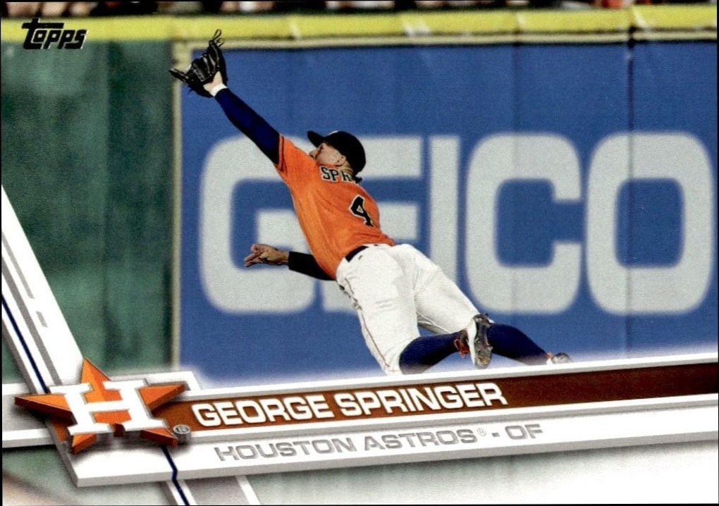 2017 Topps Series 2 George Springer #389 trading card