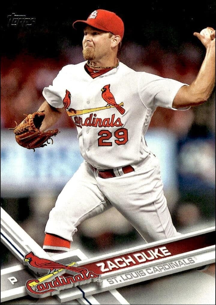 2017 Topps Series 1 Zach Duke #307 trading card