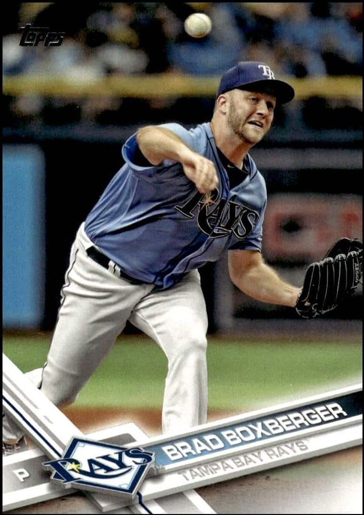 2017 Topps Series 2 Brad Boxberger #358 trading card