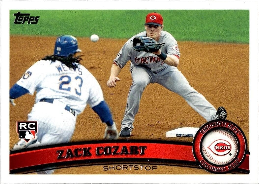 2011 Topps Update Series Zack Cozart #US247 trading card