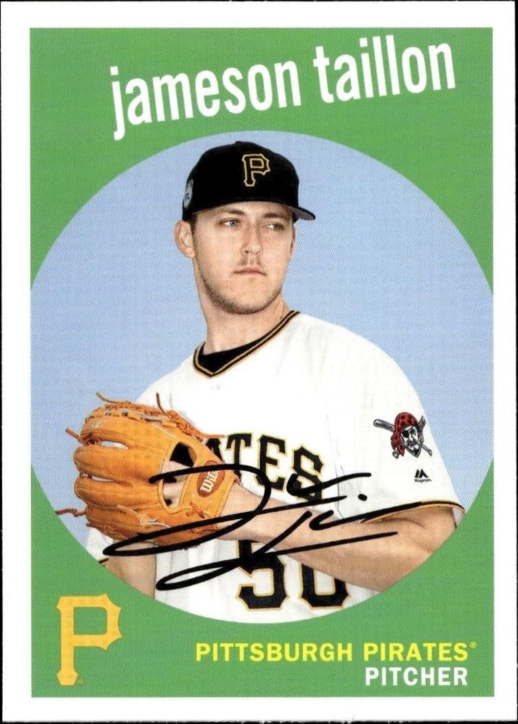 2018 Topps Heritage Jameson Taillon #77 trading card
