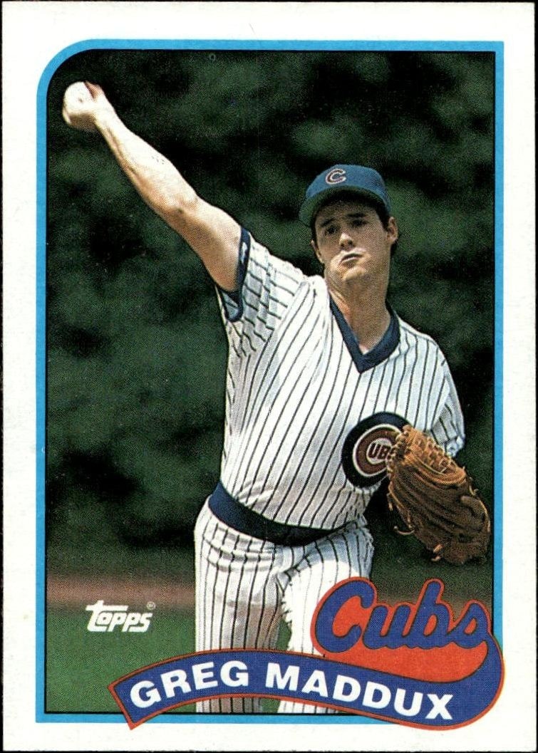 1989 Topps Greg Maddux #240 trading card