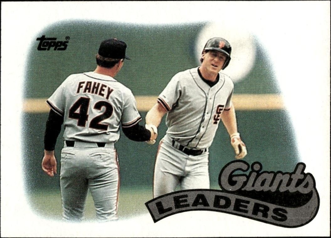 1989 Topps Giants Leaders #351 trading card
