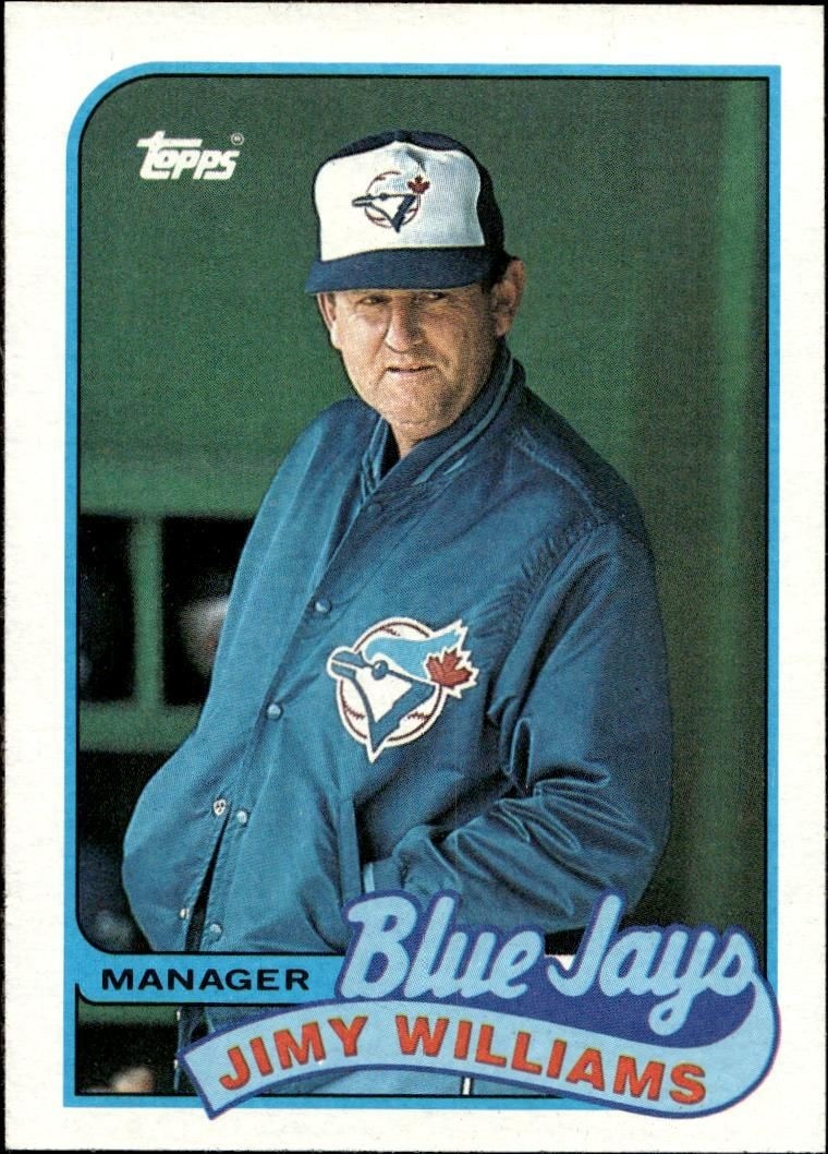 1989 Topps Jimy Williams #594 trading card