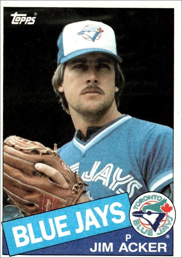 1985 Topps Jim Acker #101 trading card