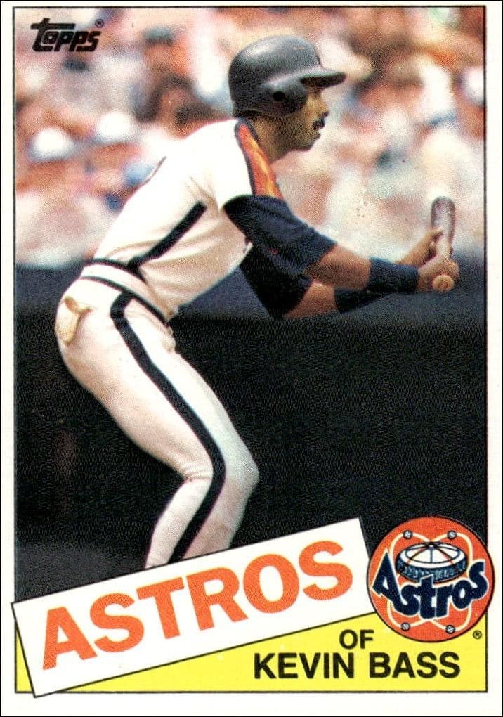 1985 Topps Kevin Bass #326 trading card