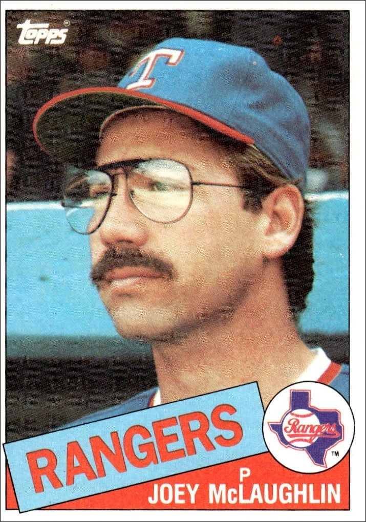 1985 Topps Joey McLaughlin #678 trading card