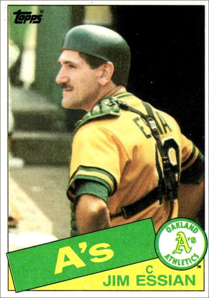 1985 Topps Jim Essian #472 trading card