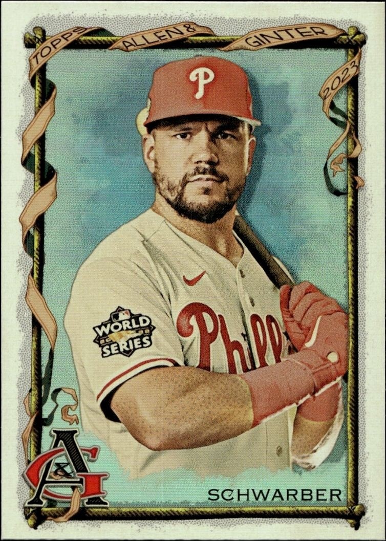2023 Topps Allen & Ginter Kyle Schwarber #167 trading card