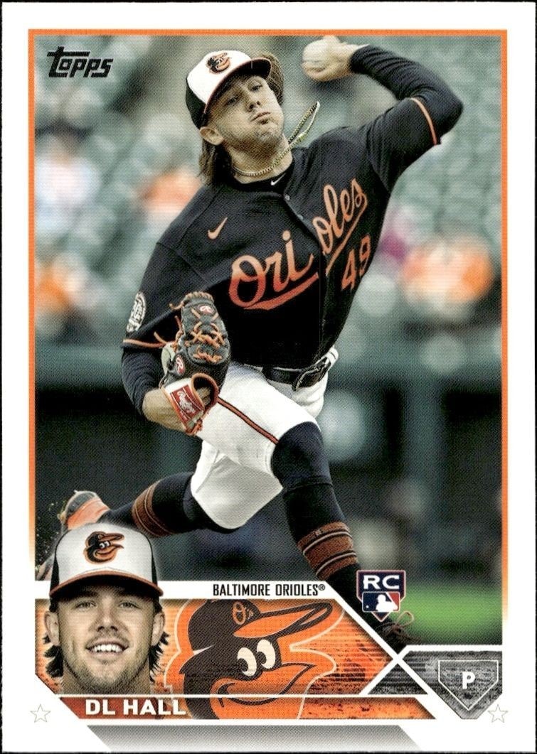 2023 Topps Series 2 Dl Hall #547 trading card
