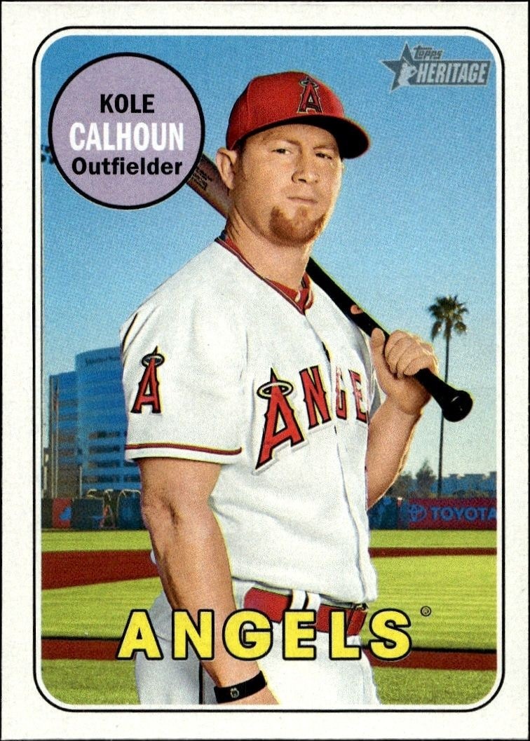 2018 Topps Heritage Kole Calhoun #231 trading card