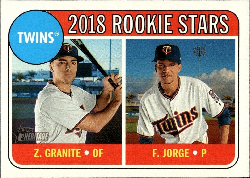 2018 Topps Heritage Felix Jorge #99 trading card