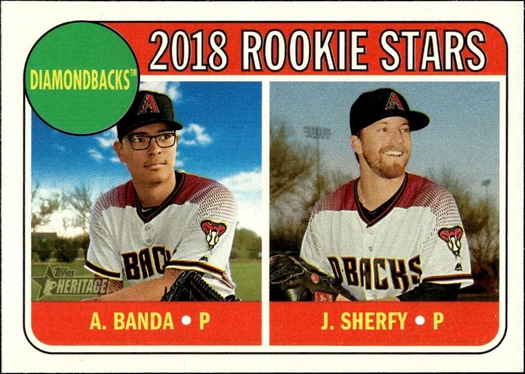 2018 Topps Heritage Anthony Banda #79 trading card