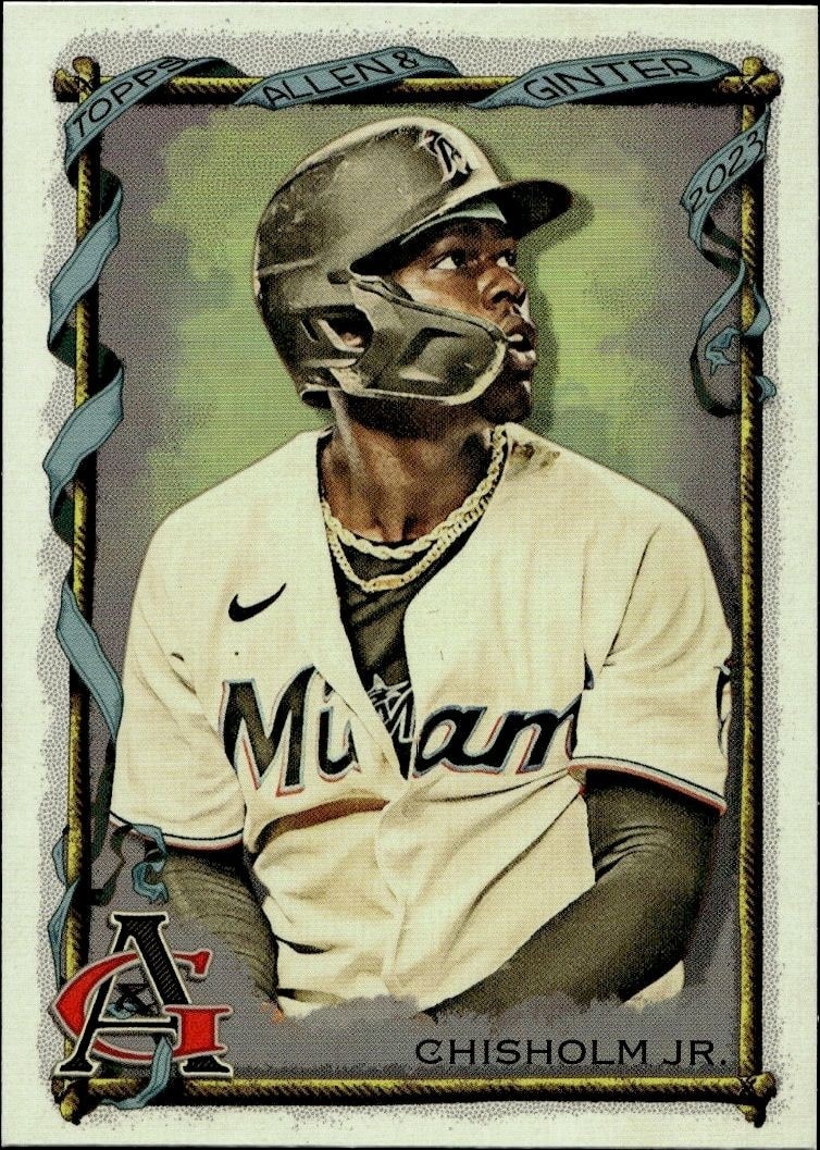 2023 Topps Allen & Ginter Jazz Chisholm Jr. #23 trading card