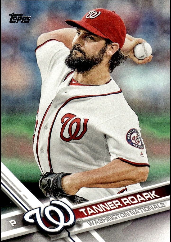 2017 Topps Series 1 Tanner Roark #212 trading card