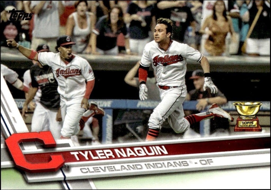 2017 Topps Series 1 Tyler Naquin #203 trading card