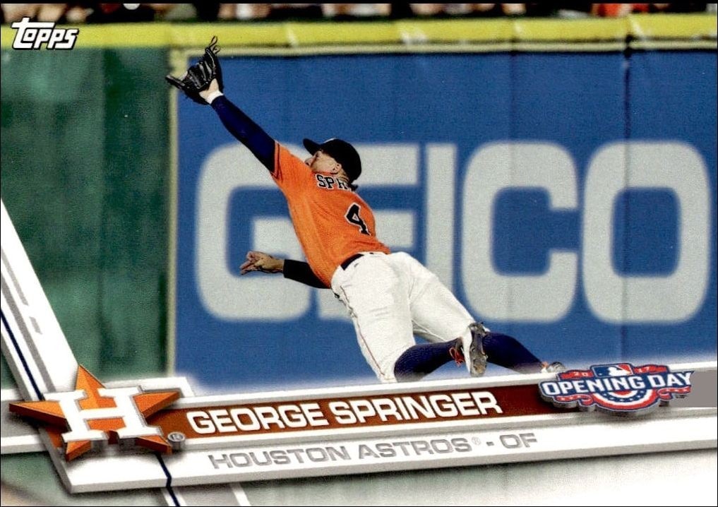 2017 Topps Opening Day George Springer #31 trading card